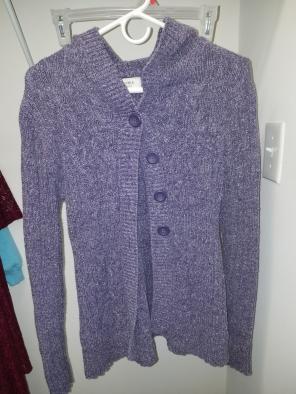 Sonoma Button Up Sweater - Size M