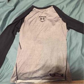 Under armour baseball shirt
