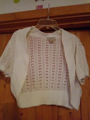 Shoulder cover up sweater