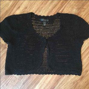 Cable & Gauge Large Crochet Shrug