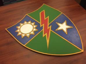 24" Army Ranger shield UNpainted Version