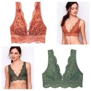 BUNDLE DEEP V CROP BRALETTES