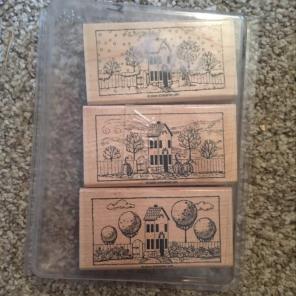 Stampin Up Seasonal House Stamp