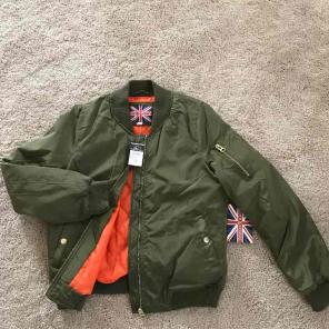 Green bomber jacket