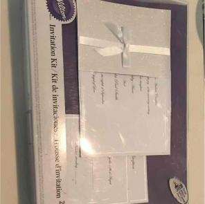 Invitation kit for wedding 25 count