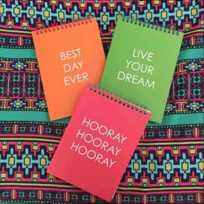 THREE Spiral Notepads