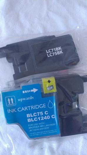 Brother 71/75 black & cyan ink cartridge