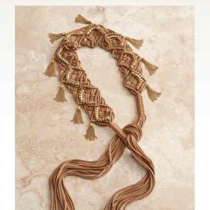 Soft Surroundings Tassles Belt