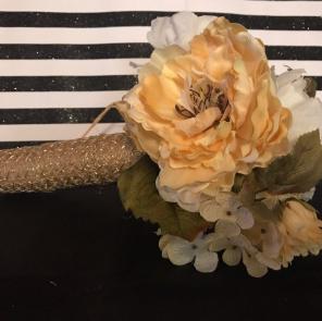 3 Gold Bouquets & Boutonnières