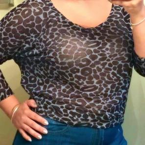 Animal Print Crop Top