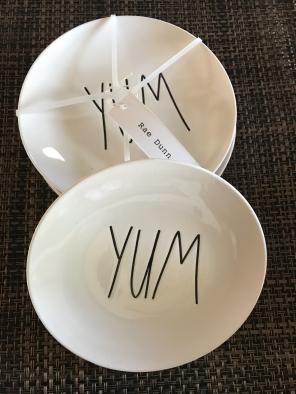 Rae Dunn YUM Plates