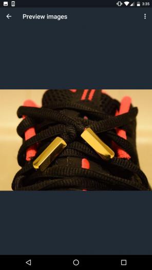 Gold Shoe Lace Tips