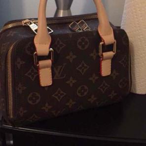 Brown hangbag