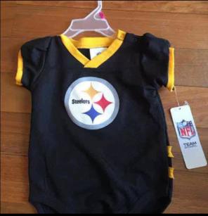 Baby Girl Steelers Onesie Size 18 Month