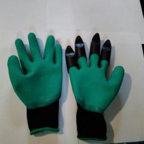 1 pair Gardening gloves with claws