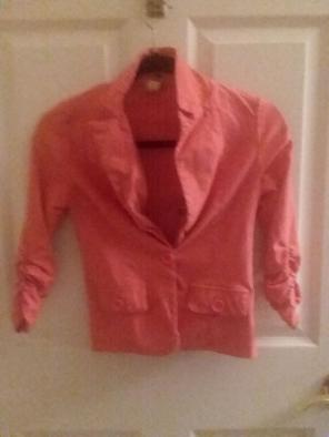 Cute pink blazer jacket size small