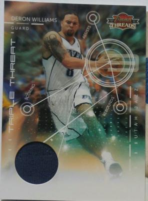 Deron Williams Jersey number card