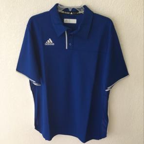 Men's Adidas 3 Button Polo Sz Large New