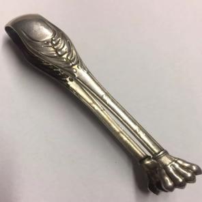 Antique Victorian Sterling Silver Tong
