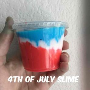 4th of July Slime 4oz