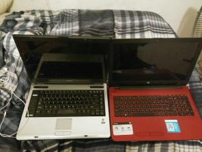 2 Laptops (one HP notebook) Other (Dell)