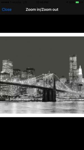 Shower Curtain Brooklyn Night View