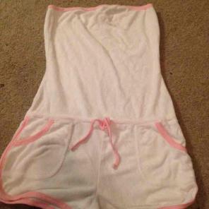 Romper bathing suit cover