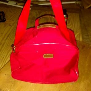 Child size large Red duffle bag