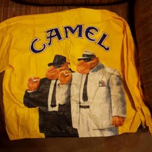 XL Vintage Camel Windbreaker Jacket