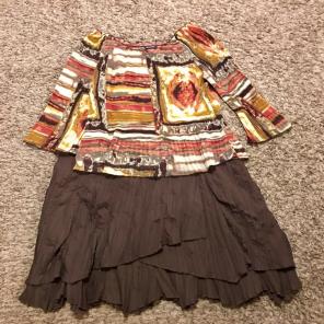 Gorgeous! Women's Blouse And Skirt