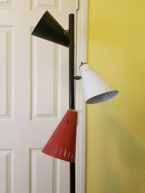 FS!READ RARE MCM ATOMIC BULLET POLE LAMP