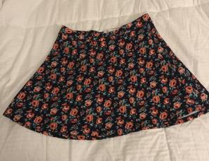 Forever 21 Floral Skater skirt