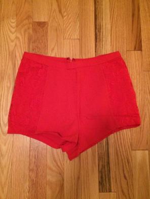 Charlotte Russe Extra Large Red Shorts