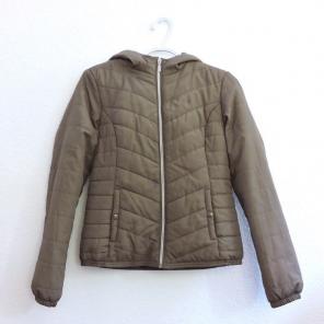 Green Puffy Rain Jacket