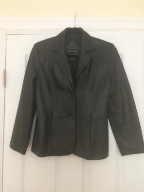 Black Leather Blazer