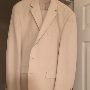 Cream 2 Piece CHAPS Suit
