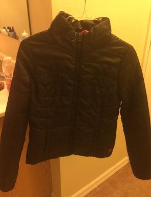 Black Aeropostale Puffy Jacket
