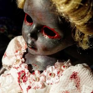 Scary porcelain doll