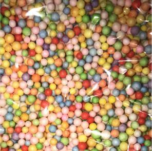 colored floam beads!