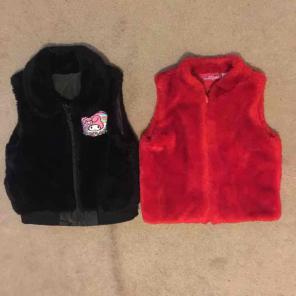 KIDS HEADQUARTERS Faux Fur Vests