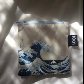Small " The Great Wave " Pouch