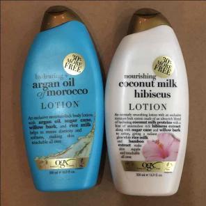 Argan oil lotion/coconut milk lotion