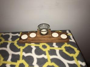 Handmade Reclaimed Wood Candle Holder
