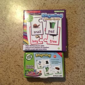 Rhyming Puzzle Cards