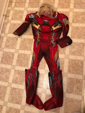 Boys Iron Man Costume New