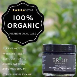 100% ORGANIC! ALL-NATURAL TOOTHPASTE!!