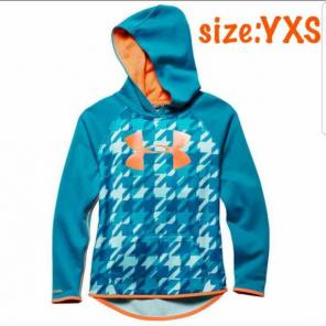 UNDER ARMOUR GIRLS BIG LOGO HOODIE XS