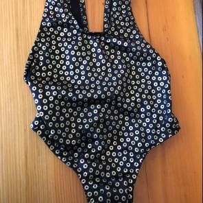 Super Cute Black And Gold Swimsuit In 2T