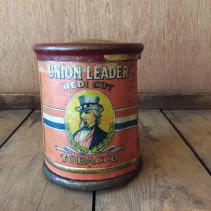 Union Leader Antique Tobacco Tin