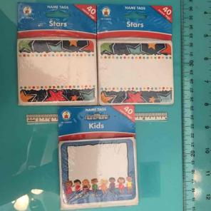 80 Stars / 40 Kids Adhesive Name Labels